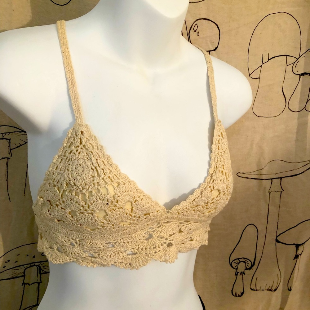 Crochet bralette by billabong